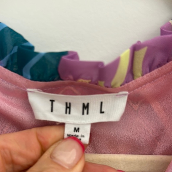 THML Multicolor Ruffled Dress - Picture 2 of 3